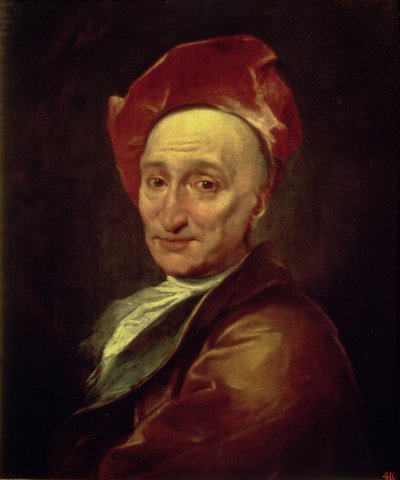 Portrait of Bernard Le Bovier, sieur de Fontenelle (1657-1757) by Hyacinthe Francois Rigaud